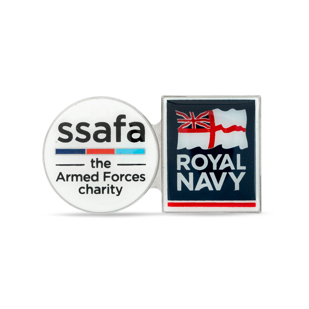 Service SSAFA Lapel Pin Royal Navy: Charity Pin Badges