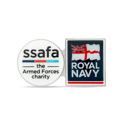 Service SSAFA Lapel Pin Royal Navy: Charity Pin Badges