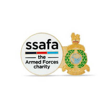 Service SSAFA Lapel Pin Royal Marines: Charity Pin Badges