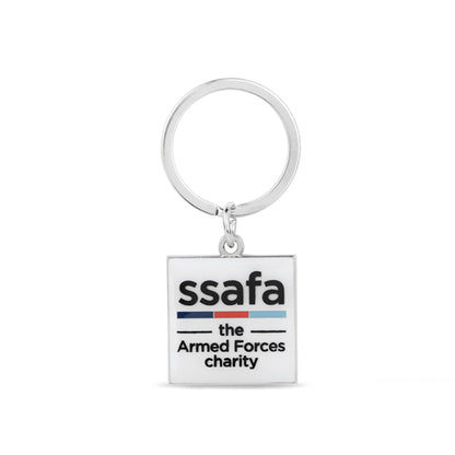 SSAFA Logo Keyring - Durable Metal Keychain