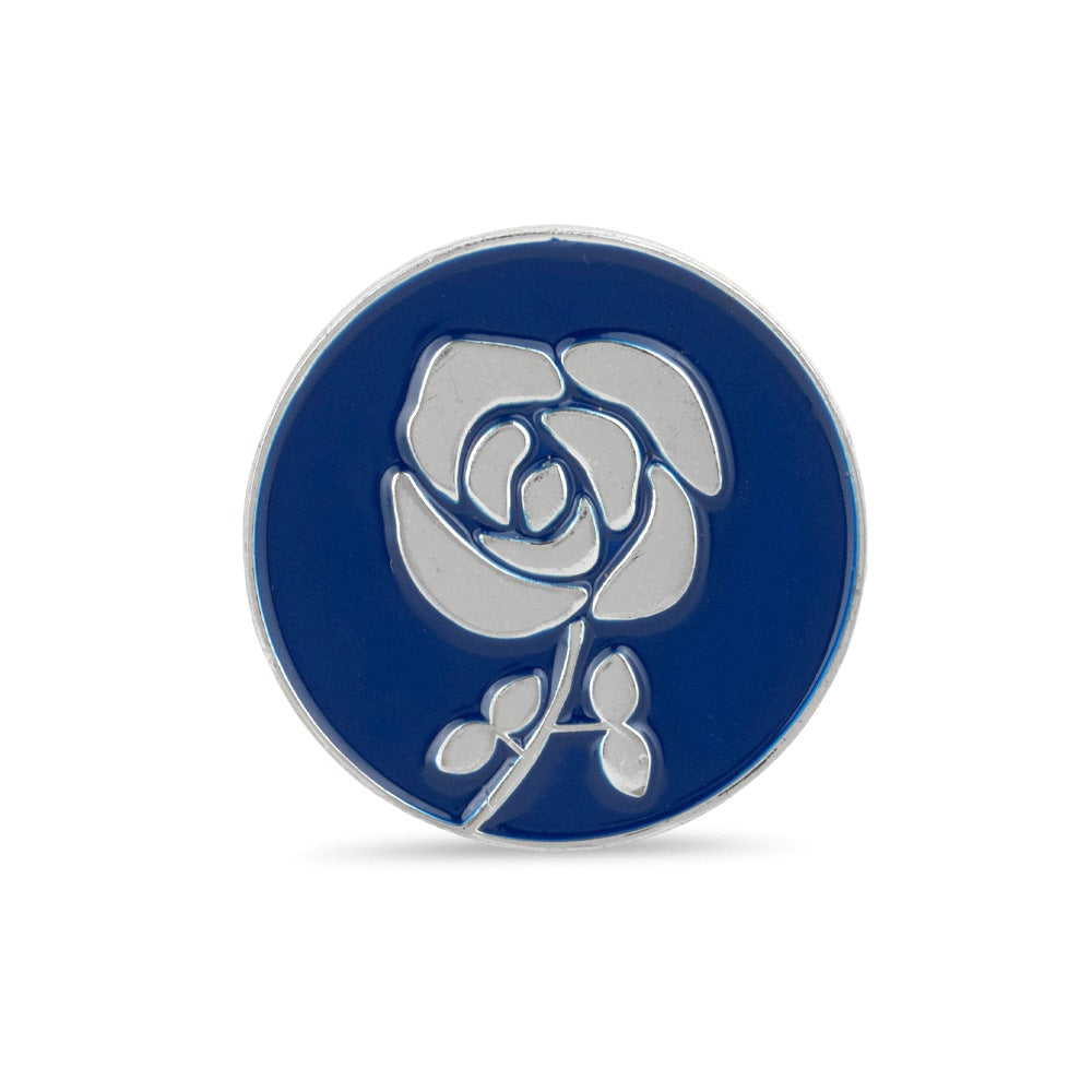 SSAFA Mountbatten Rose Lapel Pin Badge: Charity Pin Badges