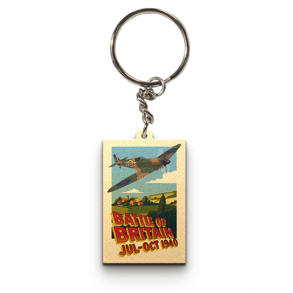SSAFA Battle of Britain Wooden Keyring