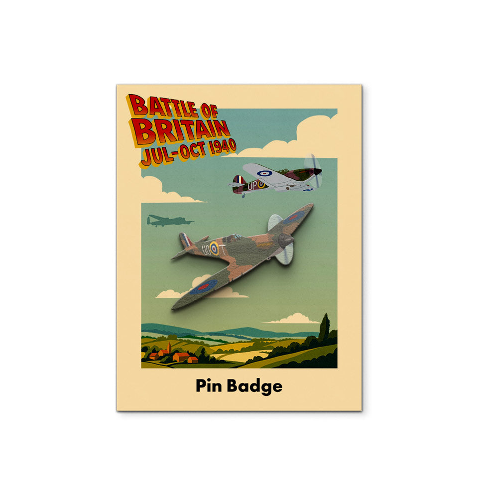 SSAFA Battle of Britain Wooden Pin Badge: Charity Pin Badges