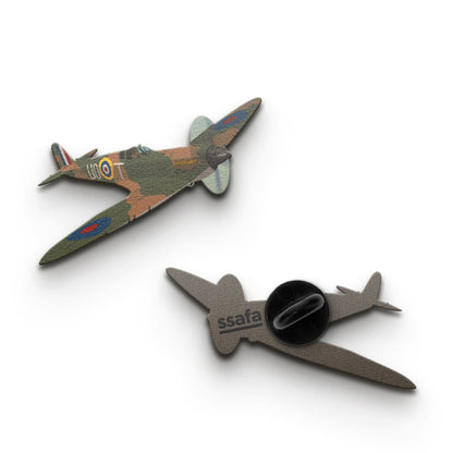 SSAFA Battle of Britain Wooden Pin Badge: Charity Pin Badges