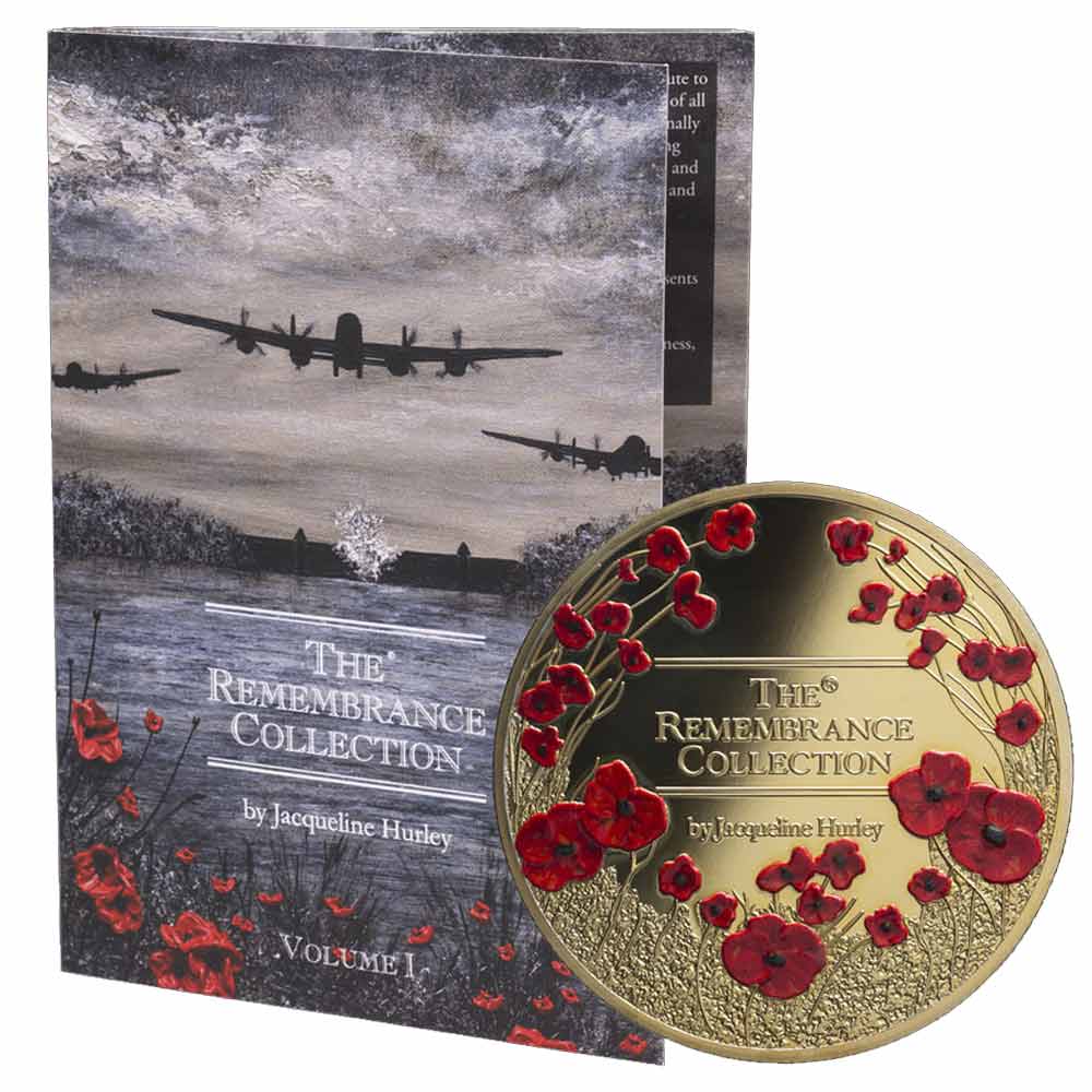 The Remembrance Collection by Jacqueline Hurley 24 Carat Gold Plated Commemorative Set