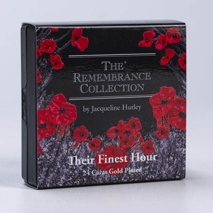 The Remembrance Collection - Their Finest Hour 24 carat gold plated commemorative