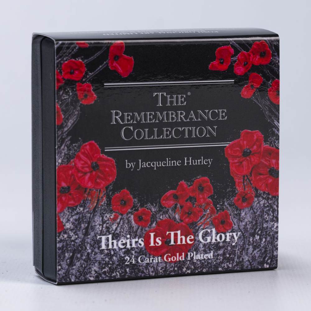 The Remembrance Collection Theirs Is The Glory 24 carat gold plated commemorative