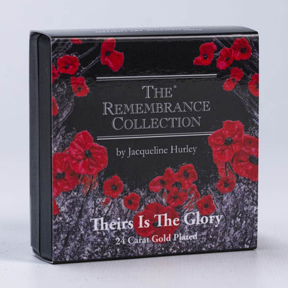 The Remembrance Collection Theirs Is The Glory 24 carat gold plated commemorative