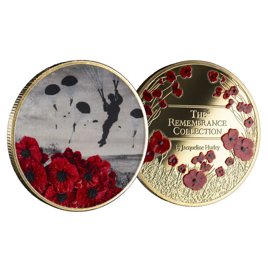 The Remembrance Collection Theirs Is The Glory 24 carat gold plated commemorative