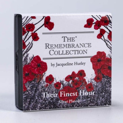 The Remembrance Collection. Their Finest Hour silver plated commemorative