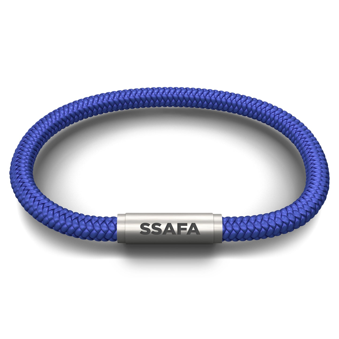 Royal Navy Cord NOTCH Bracelet - Blue with SSAFA Clasp