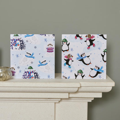 Penguins & Polar Bears Twin Pack Christmas Cards