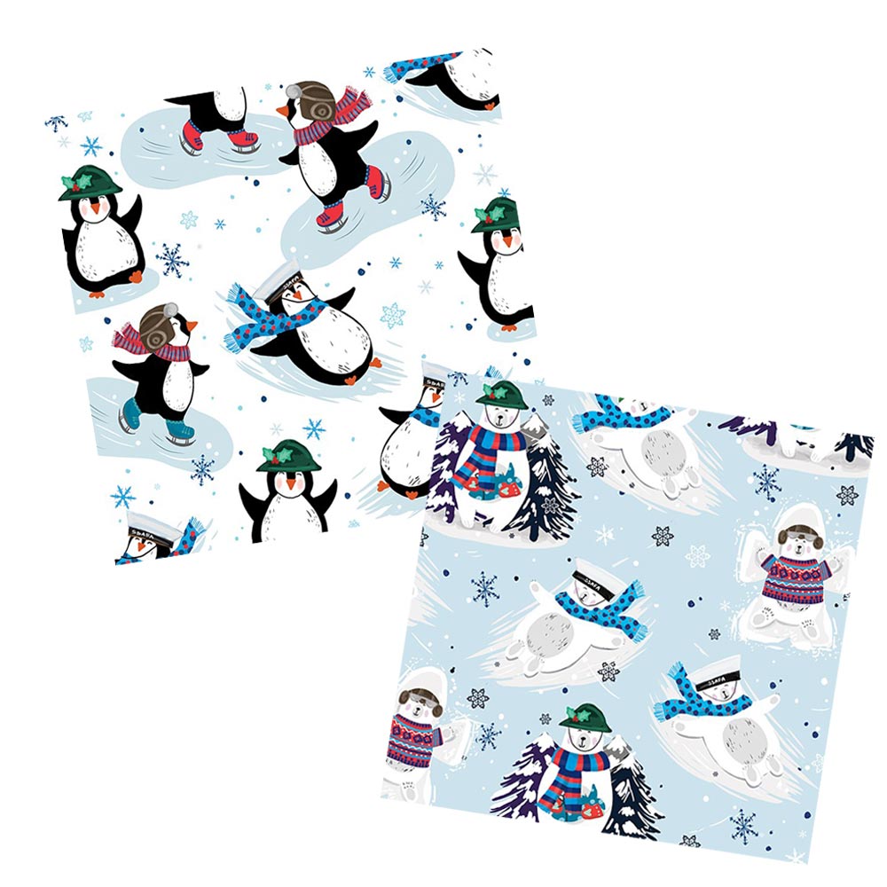 Penguins & Polar Bears Twin Pack Christmas Cards