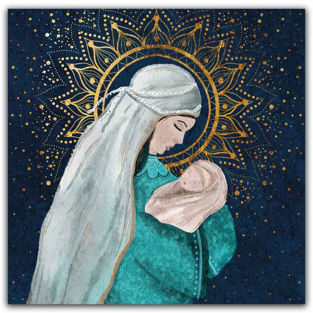 Madonna and Child Christmas Cards