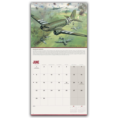 Legends of WWII Wall Calendar 2026