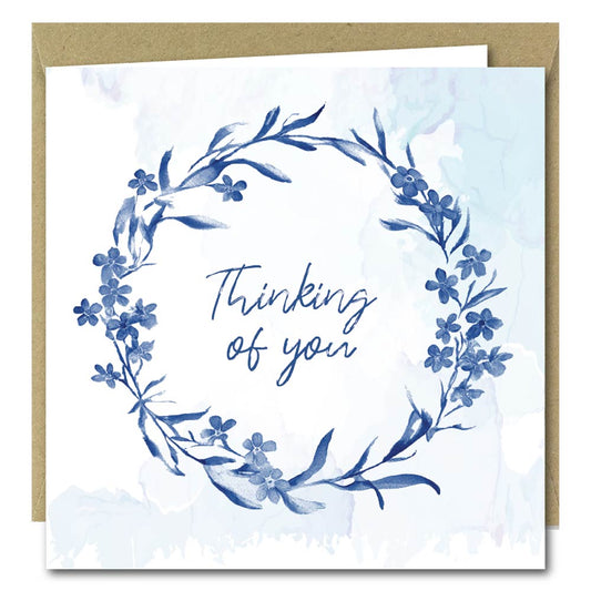 Wreath Thinking of You Card