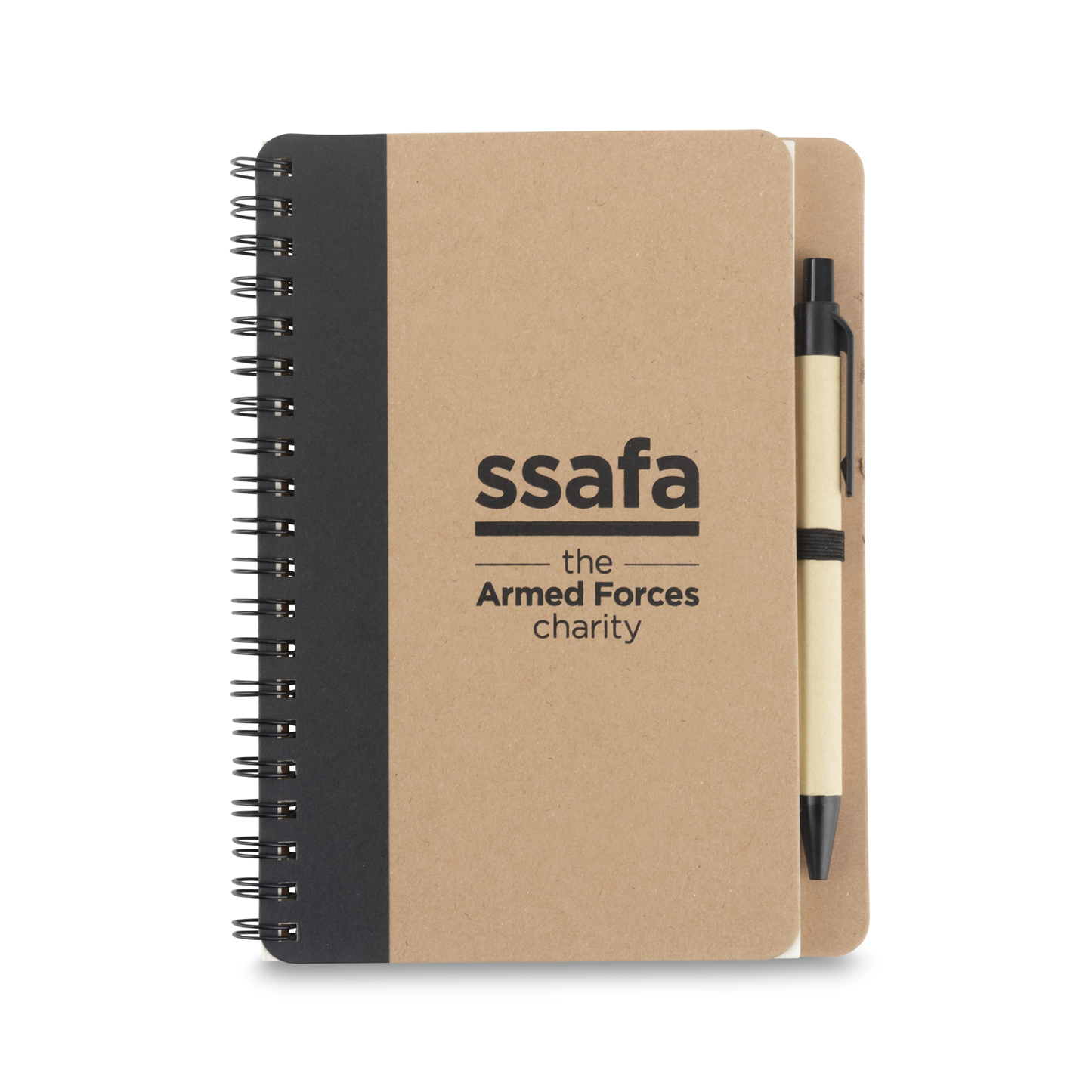 SSAFA Eco Spiral A6 Notebook & Pen