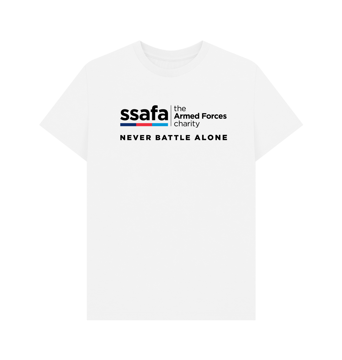 White Printed T-shirt Front