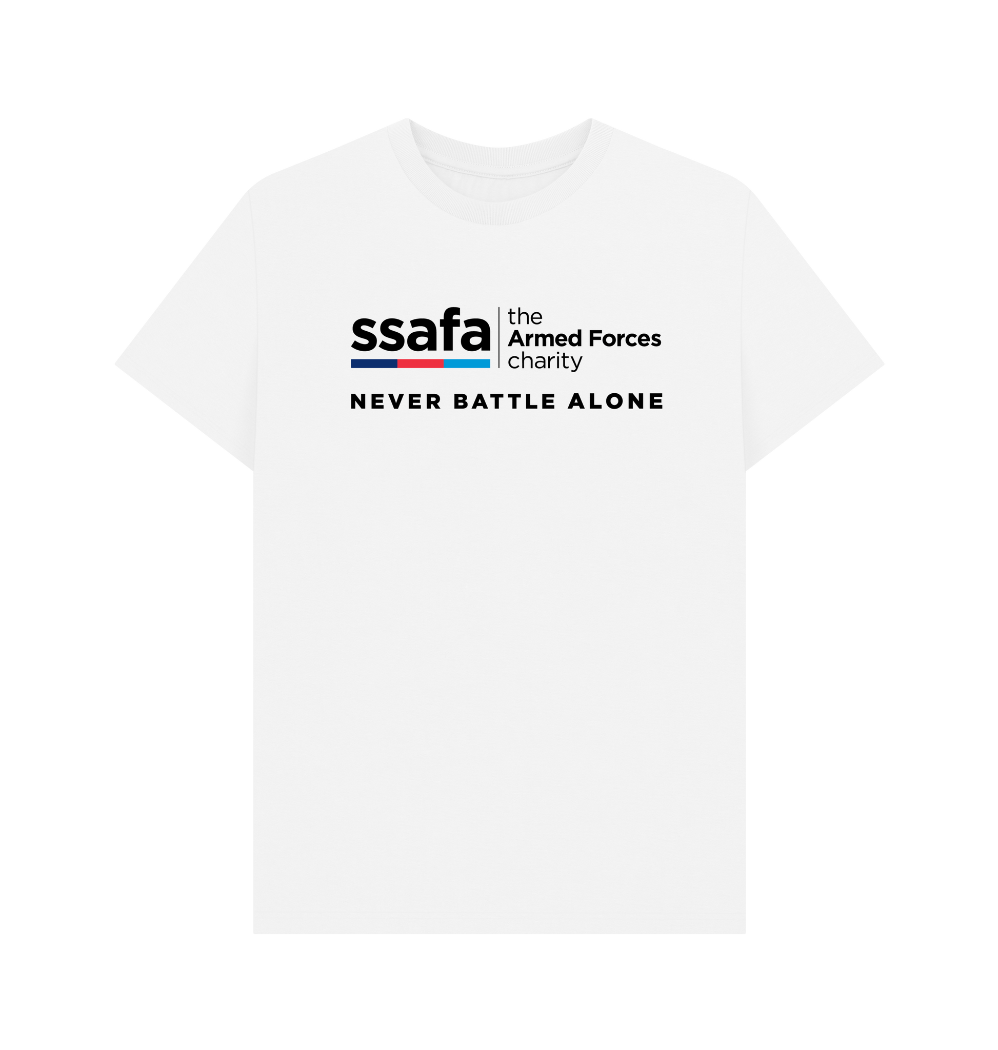 White Printed T-shirt Front