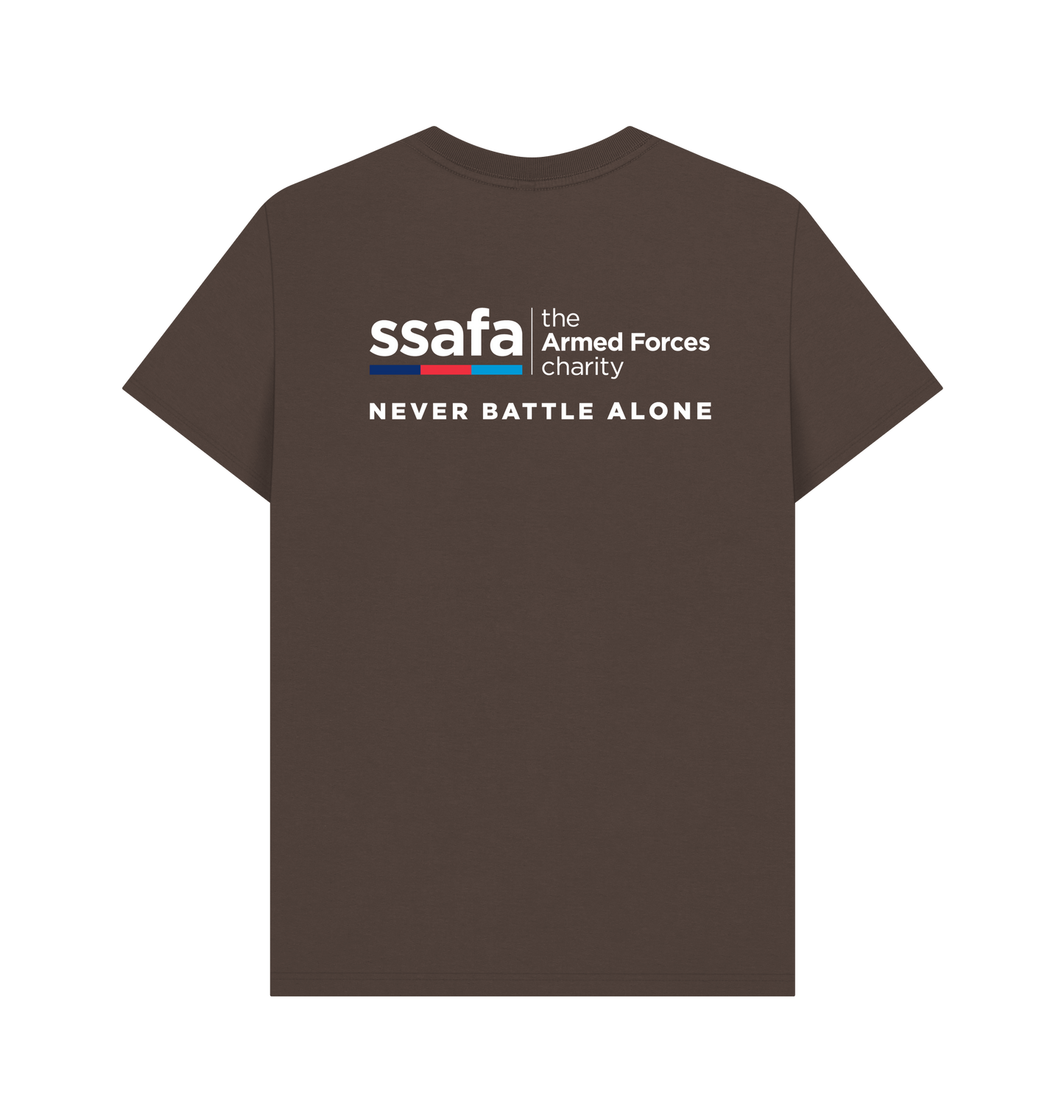 Chocolate Printed T-shirt Back