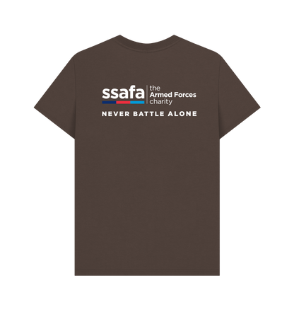 Chocolate Printed T-shirt Back
