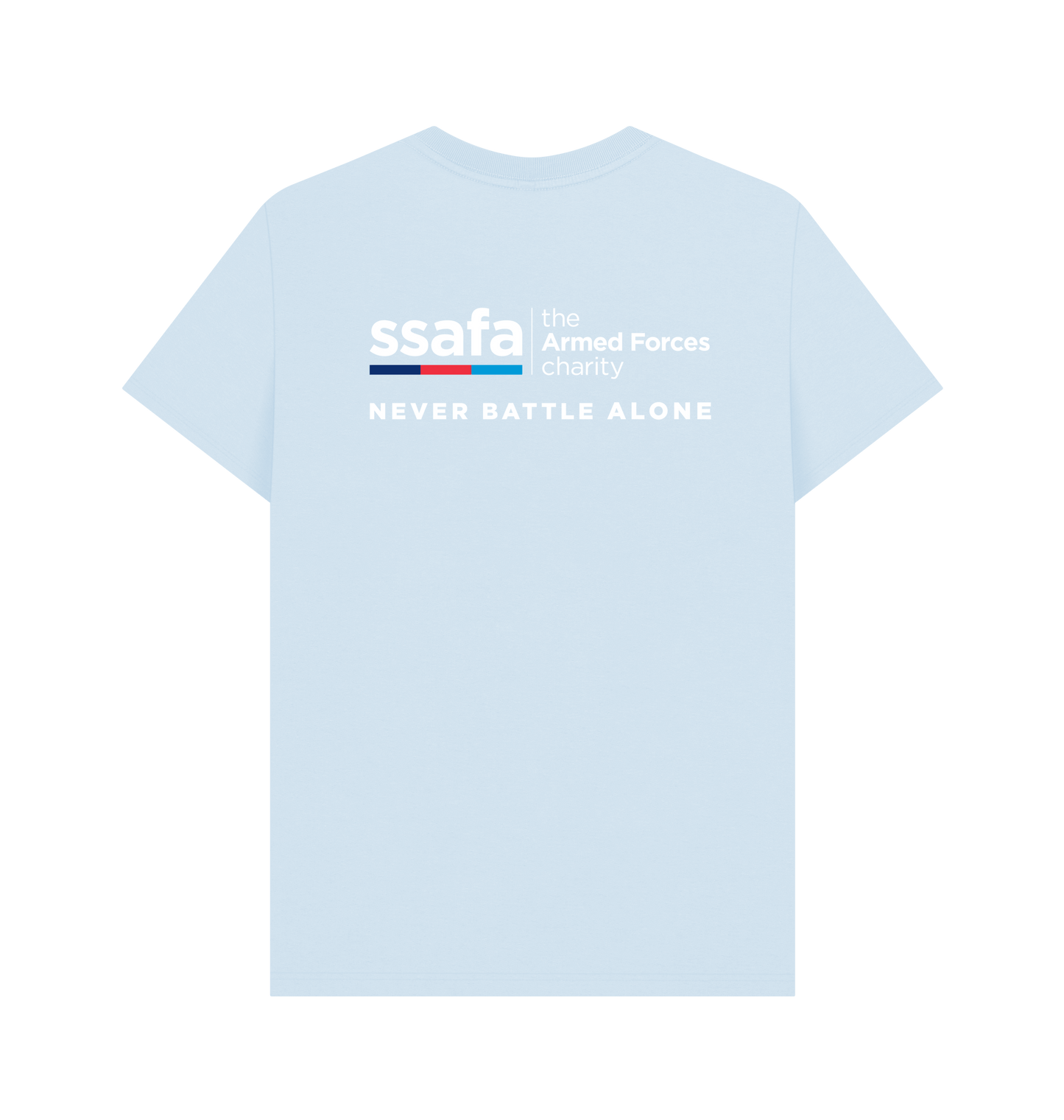Sky Blue Printed T-shirt Back