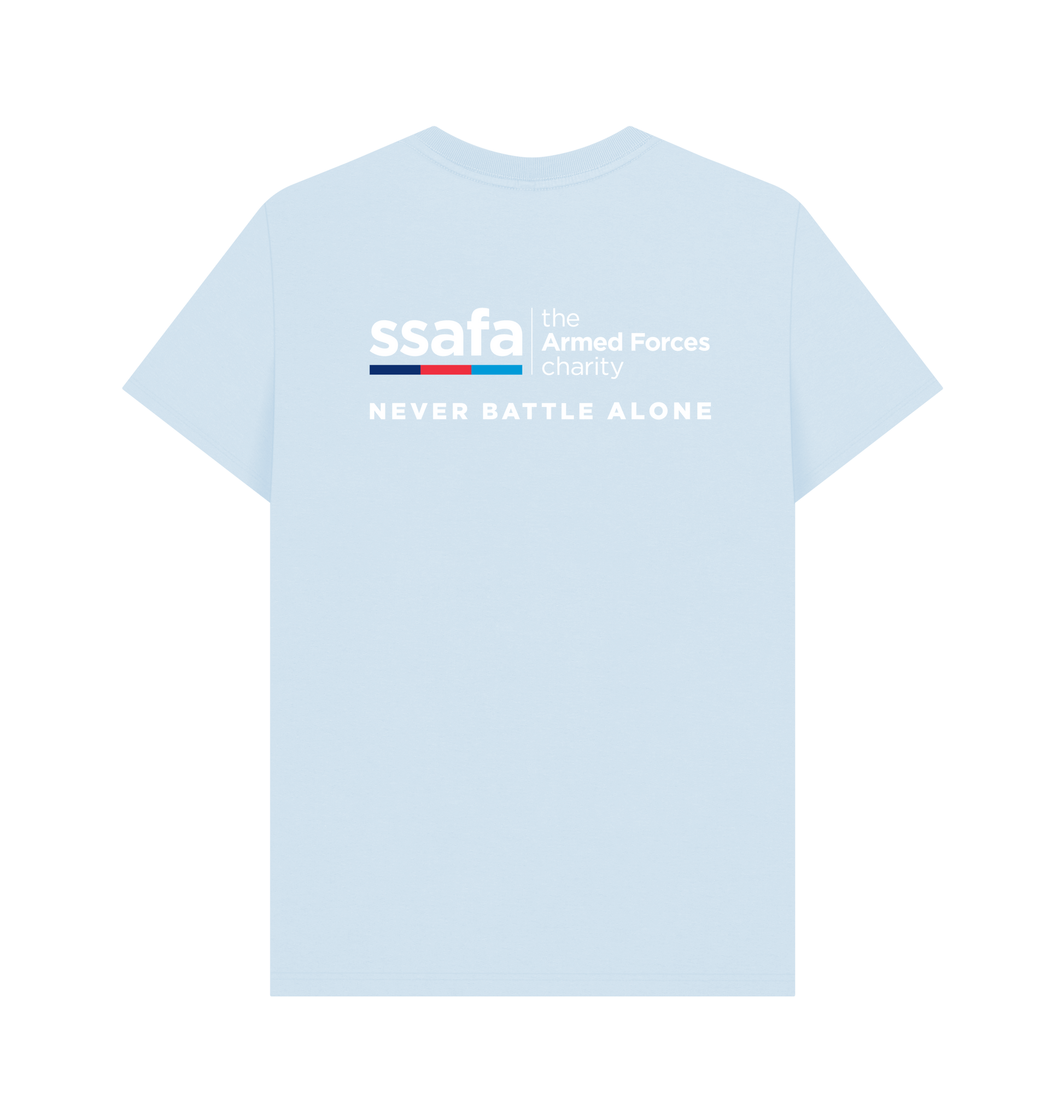 Sky Blue Printed T-shirt Back