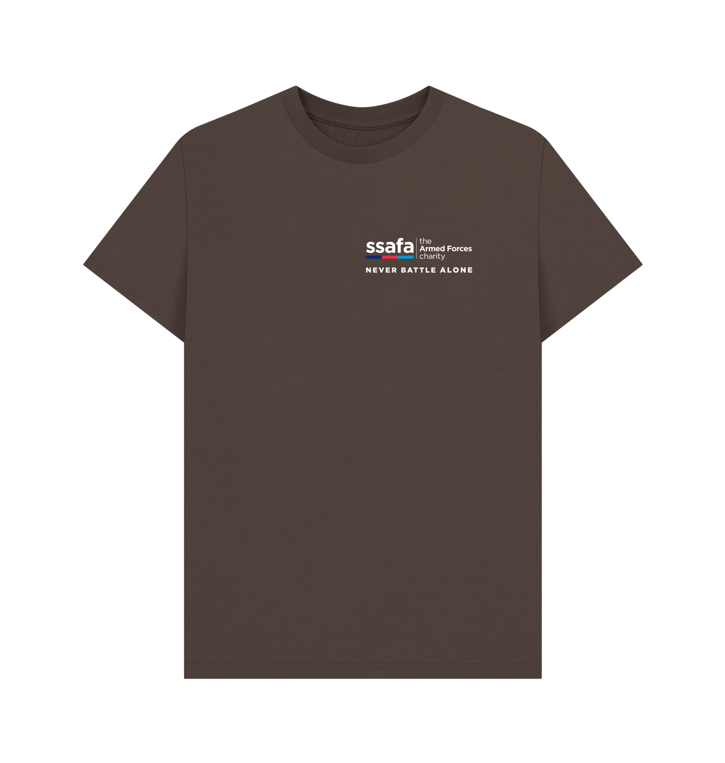 Chocolate Printed T-shirt Front