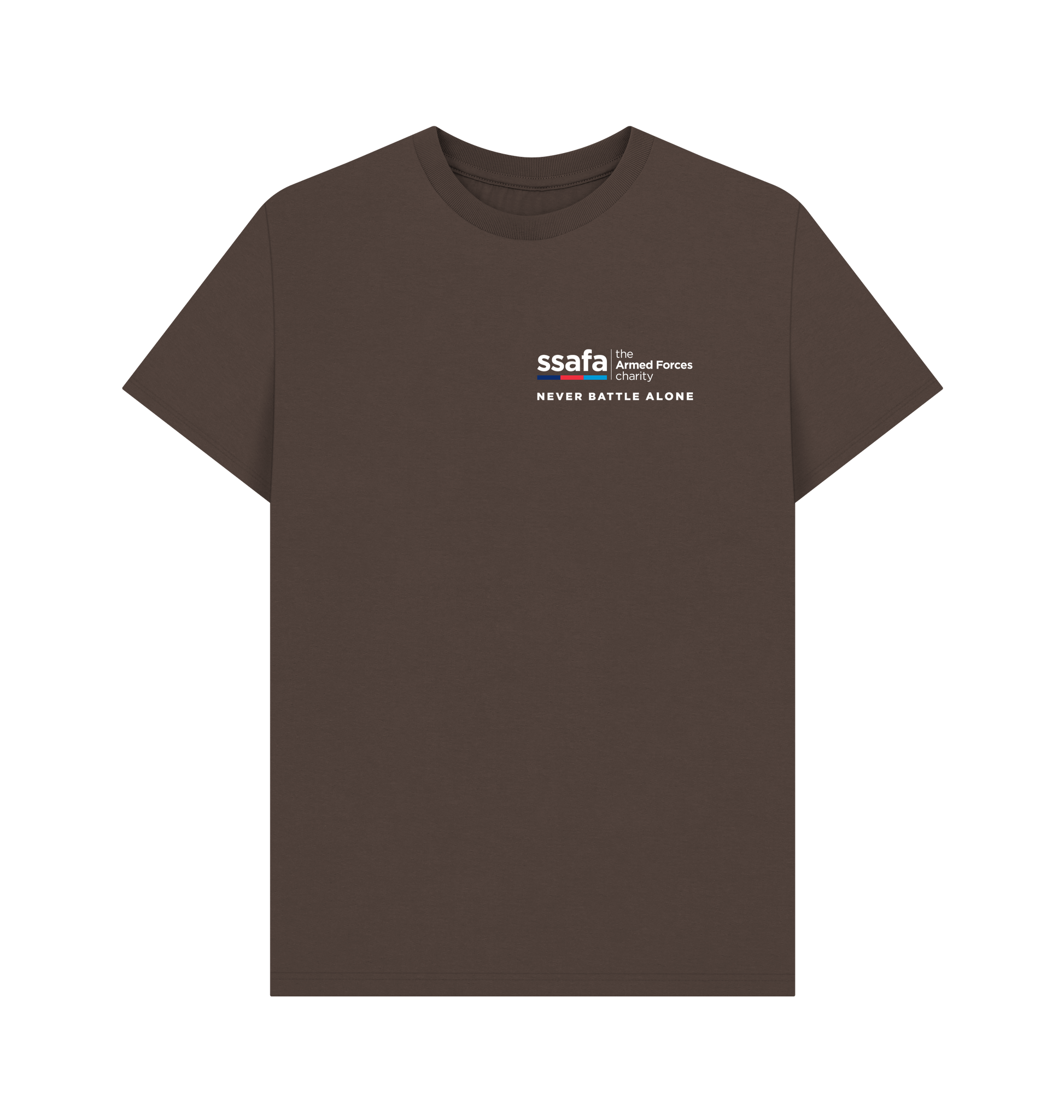 Chocolate Printed T-shirt Front