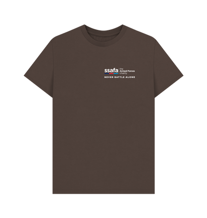 Chocolate Printed T-shirt Front