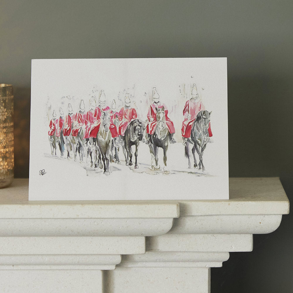 Life Guards on Parade Christmas Cards