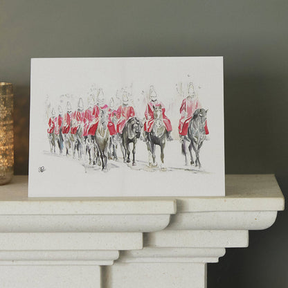 Life Guards on Parade Christmas Cards